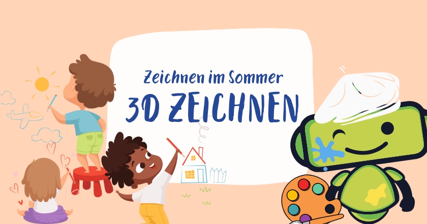 Zeichen-Camp in den Sommerferien: 3D zei