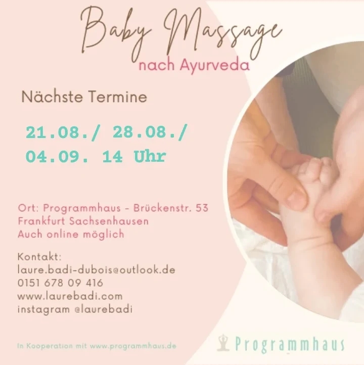 Babymassage nach Ayurveda