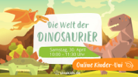 Kinder-Uni online – Die Welt der Dinosau